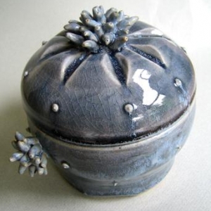 Blue Coral Jar